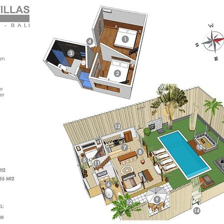 3Br Villa Rabu - Minggu Villas Seminyak Exteriér fotografie